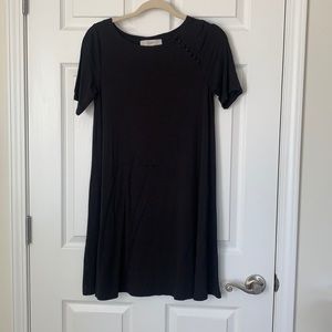 Black t shirt dress